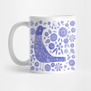 Nordic Bird Blue Mug